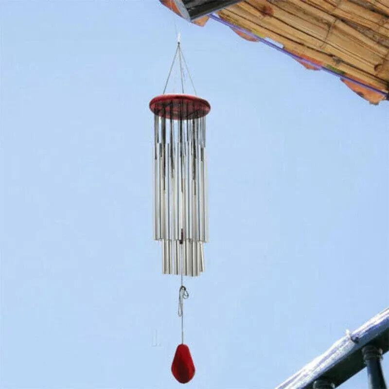 Outdoor Garden Wind Chimes Large Deep Tone Windchime Chapel Bell Home Decor - 6 Tubes