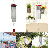 Outdoor Garden Wind Chimes Large Deep Tone Windchime Chapel Bell Home Decor - 6 Tubes