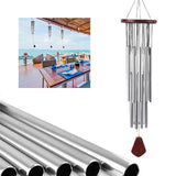 Outdoor Garden Wind Chimes Large Deep Tone Windchime Chapel Bell Home Decor - 6 Tubes