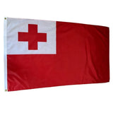 Tonga National Flag 90x150cm Outdoor Polyester Banner with Eyelets - Extra Image