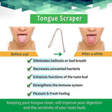 Pure Copper Tongue Scraper Cleaner Thick 12Gm Ayurvedic Dental Hygiene Oral Care - 1PC - Side View