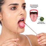 Pure Copper Tongue Scraper Cleaner Thick 12Gm Ayurvedic Dental Hygiene Oral Care - 1PC - Rear View