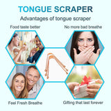 Pure Copper Tongue Scraper Cleaner Thick 12Gm Ayurvedic Dental Hygiene Oral Care - 1PC