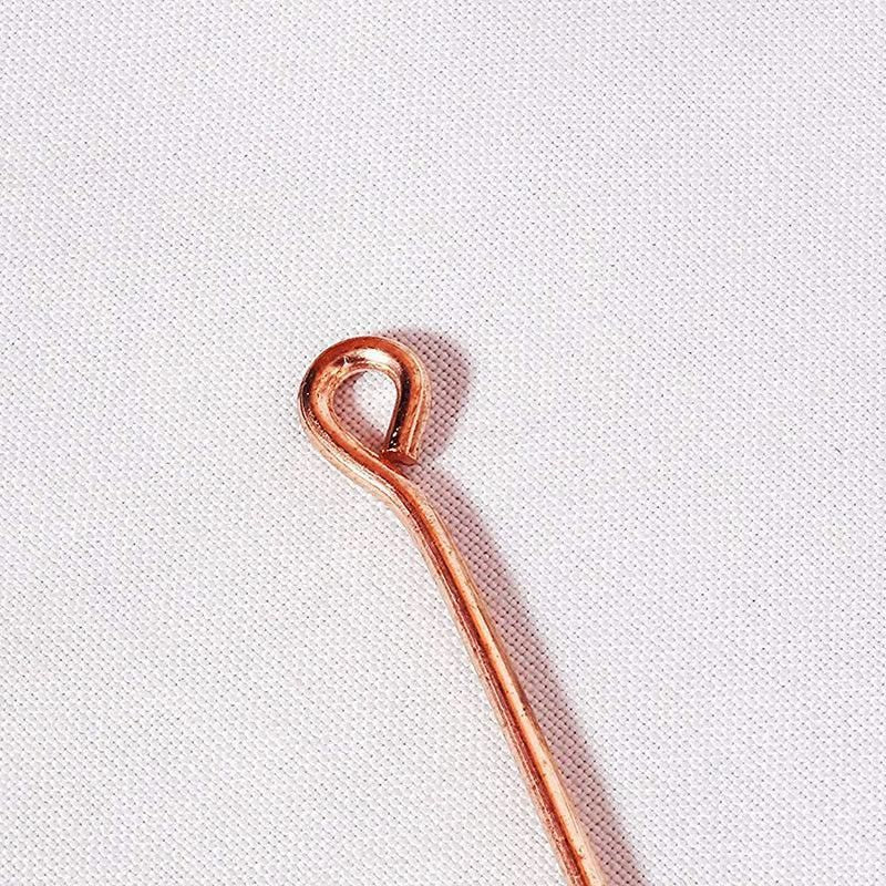 Pure Copper Tongue Scraper Cleaner Thick 12Gm Ayurvedic Dental Hygiene Oral Care - 1PC