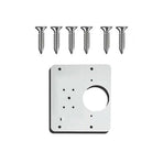 Hinge Repair Plate Rust Resistant Steel Furniture Cupboard Repair Mount Tool - 1SET