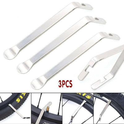 3Pcs Bike Tire Lever Tyre Changing Tool Bicycle Tire Levers Steel Repair Kit Au