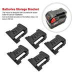 5Pcs Battery Mount Holder Stand For Milwaukee M18 18V Tool Battery Accessoriesau