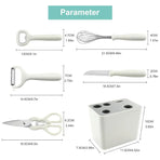6PCS Kitchen Tool Set Stainless Steel Durable Safe for Home Kitchen Cooking