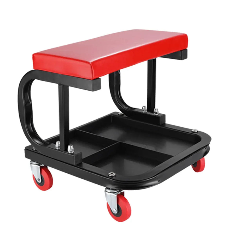 Multifunctional Movable Car Repair Stool 360° Swivel Wheels for Garage Workshop