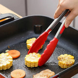 5pcs Kitchen Food Clamps Scalding Resistant Barbecue Tongs Cooking Clamp Set - Extra Image