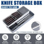 Drawer Dividers Kitchen Knife Organizer Storage Rack Holder Tray Utensil Insert