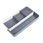 Drawer Dividers Kitchen Knife Organizer Storage Rack Holder Tray Utensil Insert