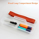 Translucent Three Layer Toolbox Multifunctional Folding Storage Box Organizer