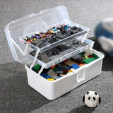 Translucent Three Layer Toolbox Multifunctional Folding Storage Box Organizer - Extra Image