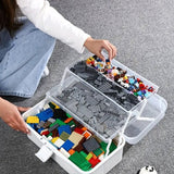 Translucent Three Layer Toolbox Multifunctional Folding Storage Box Organizer - Extra Image