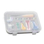 61Pcs Fabric Bias Tape Maker Sewing Binding Quilting Tool Presser Foot Kit Craft