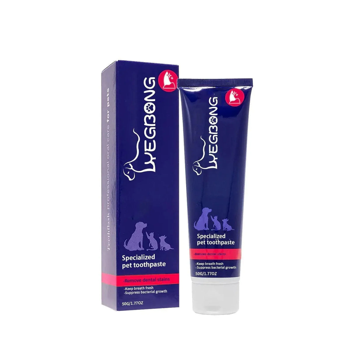Pet Oral Care Cats Dogs Clean Bad Breath Tartar Stains Teeth Whitening Kit
