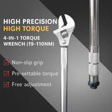 4 in 1 Multifunctional Torque Wrench Set High Precision for Car Bike