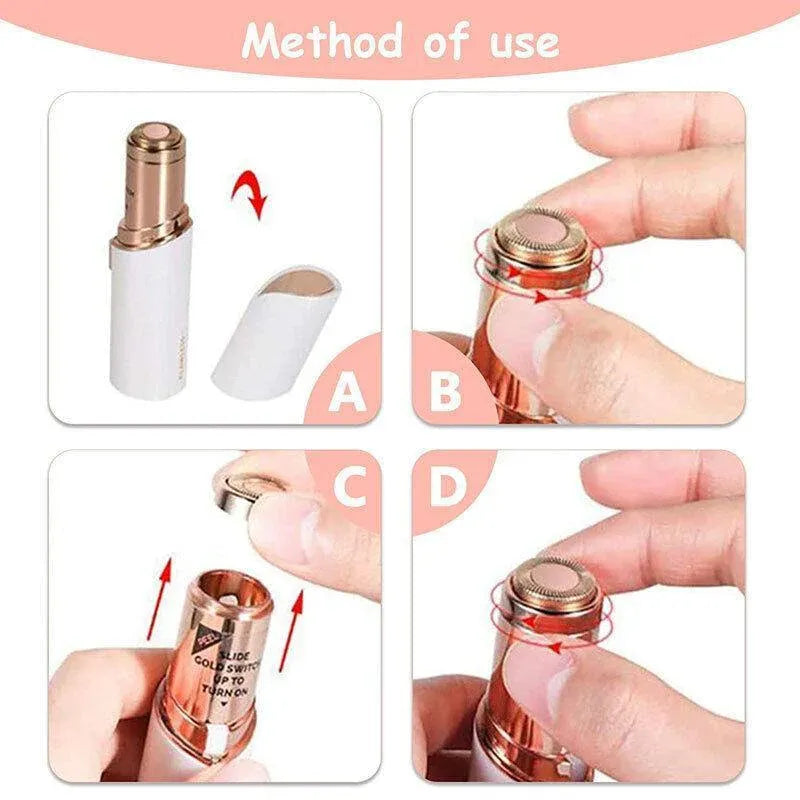 4Pcs For Gen1 Flawless Touch Facial Clean Hair Remover Replacement Heads Blades