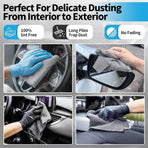 50pcs Microfibre Cleaning Cloths Household Car Dusting Wipes Reusable Soft Towel