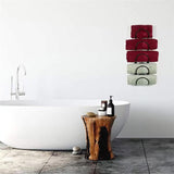 Multifunctional Wall Mounted Bathroom Storage Rack Multi Layer Towel and Wine - 45-Degree Angle