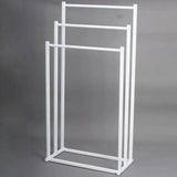 3 Tier Metal Towel Rack Freestanding 3 Bars Drying Shelf Holder Stand Organizer - Extra Image
