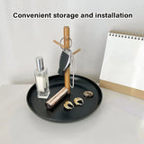 Branch Tray Desktop Storage Organizer Key Holder Rack for Living Room Entryway - White - Rear View