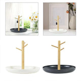 Branch Tray Desktop Storage Organizer Key Holder Rack for Living Room Entryway - White - Extra Image