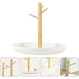 Branch Tray Desktop Storage Organizer Key Holder Rack for Living Room Entryway - White - Extra Image
