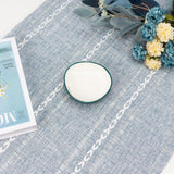 Solid Colour Woven Hollow Fringe Table Runner Home Dining Tablecloth Decoration - 33x183cm-Green - Extra Image