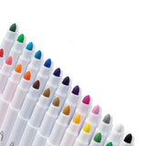 21 Acrylic Paint Marker Pens Set Permanent Stone Glass Metal Fabric Waterproof - Front View