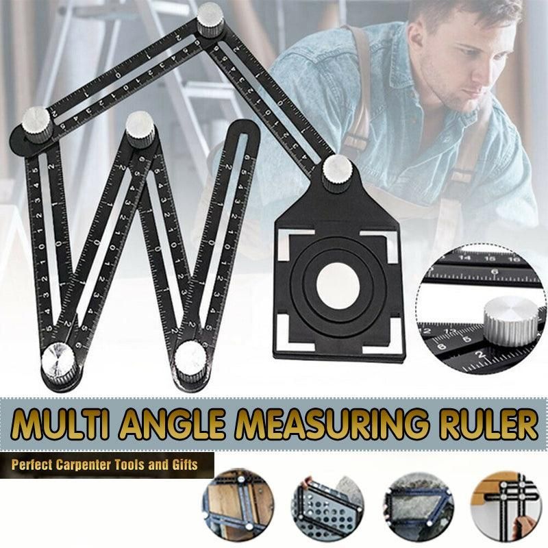 Universal Angularizer Ruler Multi Angle Measuring Template Tool Hole Locator Au