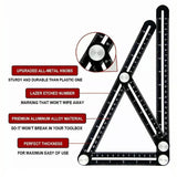 Universal Angularizer Ruler Multi Angle Measuring Template Tool Hole Locator Au - Side View