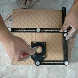 Universal Angularizer Ruler Multi Angle Measuring Template Tool Hole Locator Au