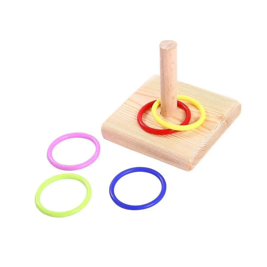Parrot Chew Toys Interactive Bird Training Rings Set Pet Bird Intelligence Toys