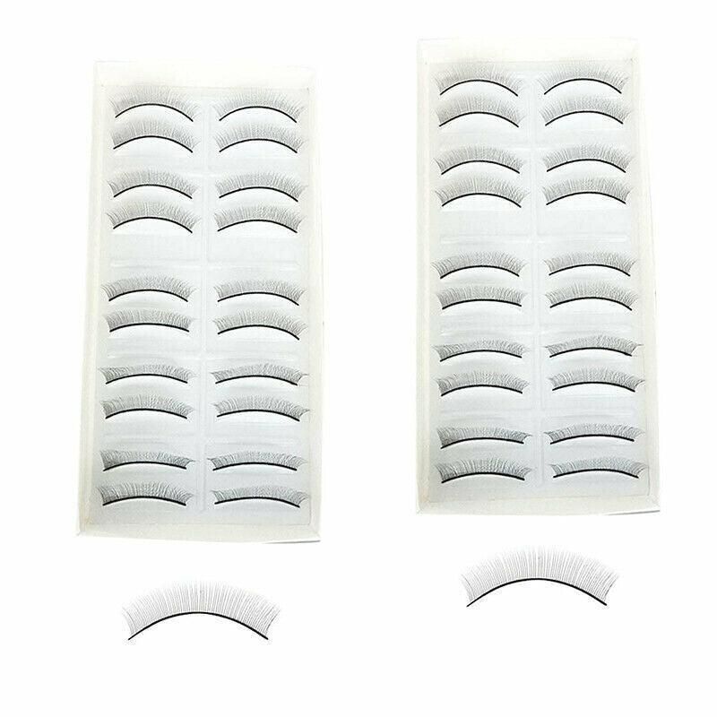 10 Pairs Self-Adhesive Training False Eyelash Extensions Strip