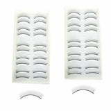 10 Pairs Self-Adhesive Training False Eyelash Extensions Strip - Front View