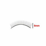 10 Pairs Self-Adhesive Training False Eyelash Extensions Strip - Top-Down View