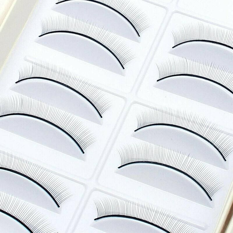 10 Pairs Self-Adhesive Training False Eyelash Extensions Strip
