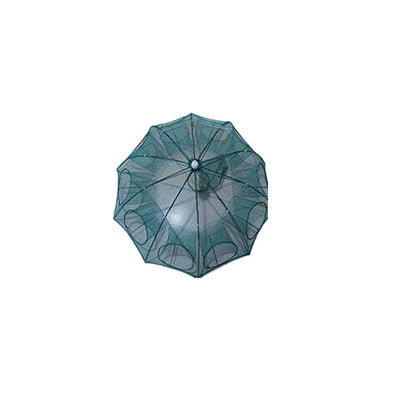Large Fishing Net Fish Crab Yabbie Trap Minnow Crawfish Shrimp Cage Net Foldable - 10 Side 10 Holes