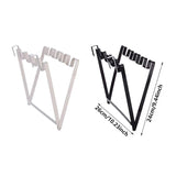 Wall Hanging Garbage Bag Shelf Hook Kitchen Storage Plastic Bag Hanger Rack Trash Bin - Side View