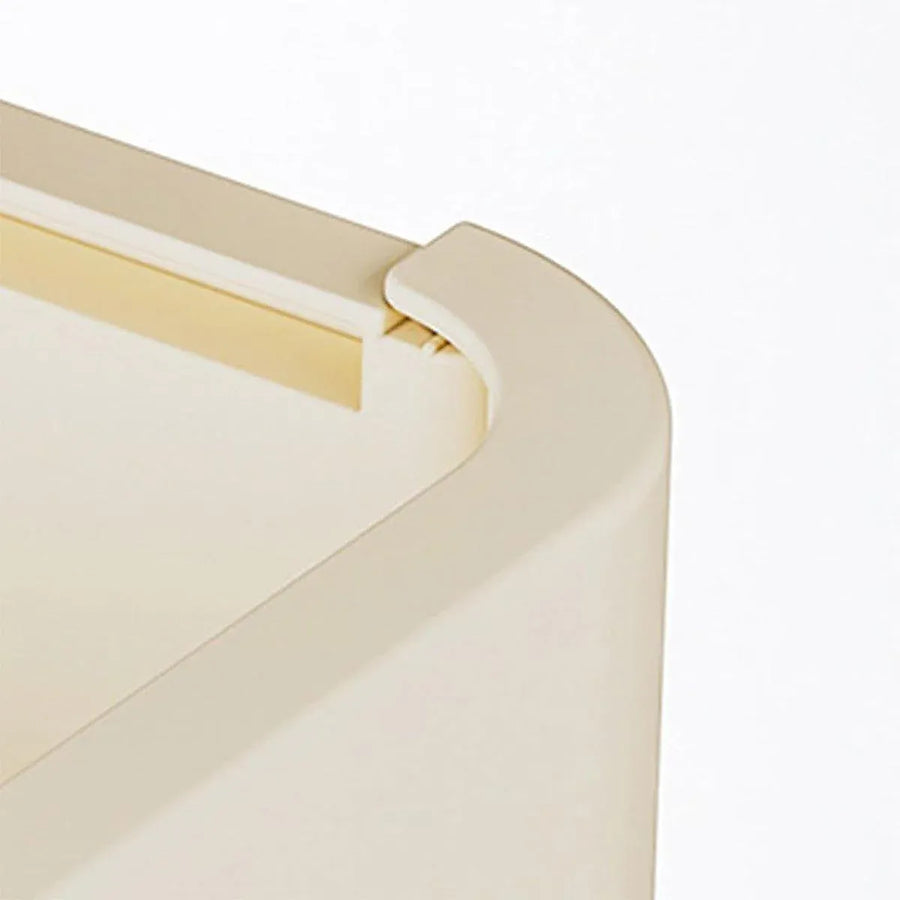 Wall Mounted Folding Wastebasket Space Saving for Kitchen Bathroom Household Use