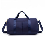 Waterproof Gym Bag Travel Duffle Sports Bag Wet Dry Large Tote for Men Women - Front View