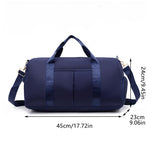 Waterproof Gym Bag Travel Duffle Sports Bag Wet Dry Large Tote for Men Women