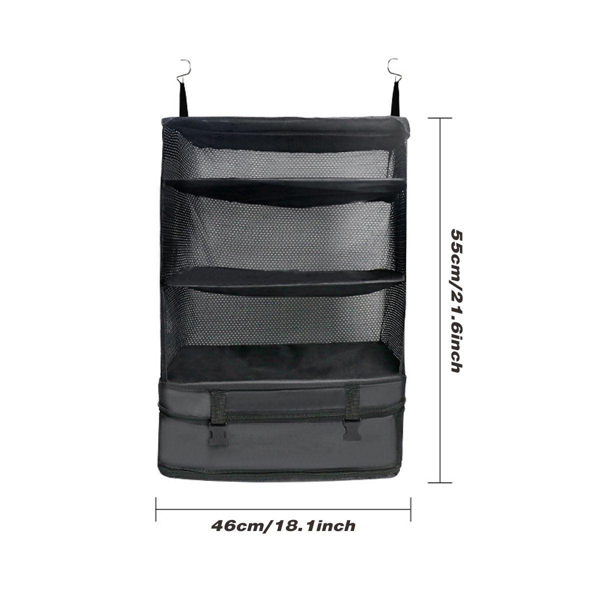 Foldable Clothes Organizer Wardrobe Hanging Storage Bag Convenient Space Saver