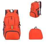 35L Light Foldable Outdoor Sports Backpack Camping Hiking Travel Bag - Rose Red - Extra Image