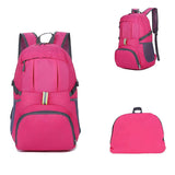 35L Light Foldable Outdoor Sports Backpack Camping Hiking Travel Bag - Rose Red - Extra Image