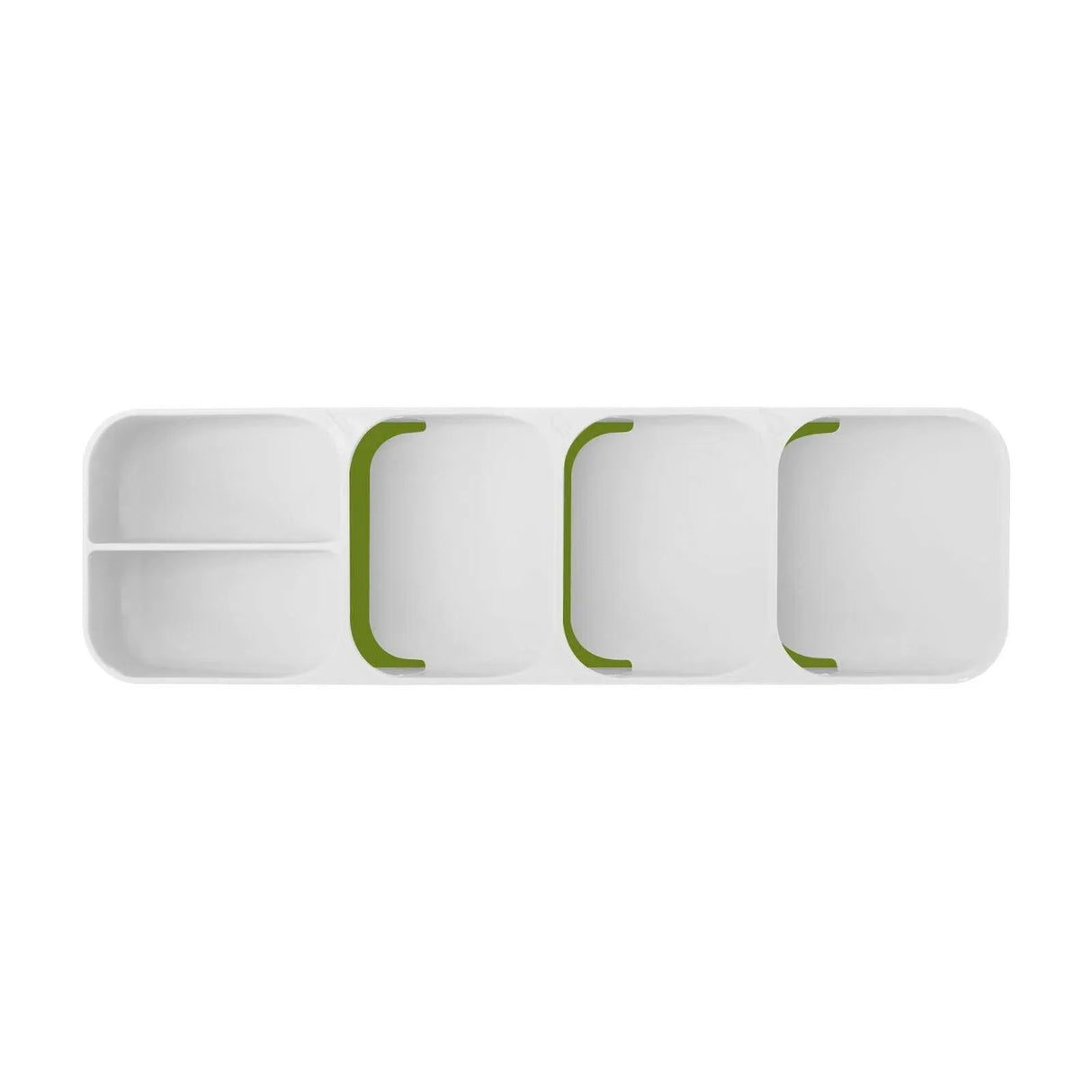 Kitchen Drawer Utensil Cutlery Tray Organizer Insert Spoon Fork Knife Divider Storage - White