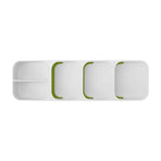 Kitchen Drawer Utensil Cutlery Tray Organizer Insert Spoon Fork Knife Divider Storage - White