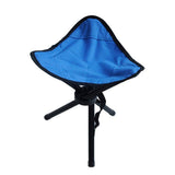 Folding Portable Beach Chair Fishing Stool Outdoor Lightweight Camping Chair - Red